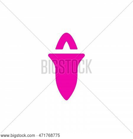 Vibrating Dildo Icon. Simple Style Sex Shop Big Sale Poster Background Symbol. Vibrating Dildo Brand