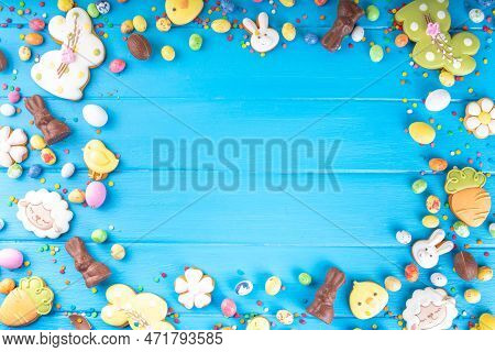 Easter Sweets Candy Background