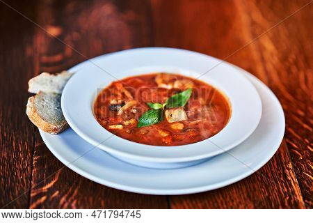 Picture Of Hungarian Beef Stew Close Up