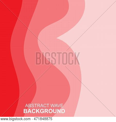 Ocean Waves Background Logo Design, Vector Art Icons, In Pastel Colors
