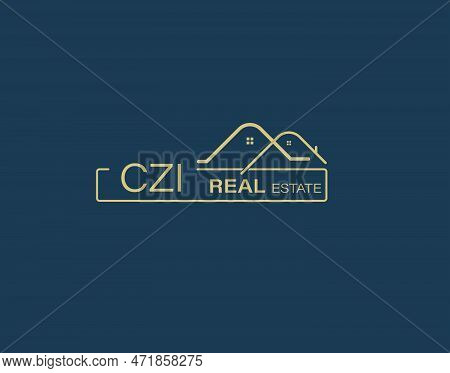 Czi Real Estate And Consultants Logo Design Vectors Images. Luxury Real Estate Logo Design