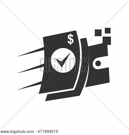 Digital Fast Payment Walet Logo Template Icon Illustration Brand Identity.isolated And Flat Illustra