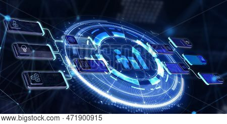 Business, Technology, Internet And Network Concept. Human Resources Hr Management Recruitment Employ