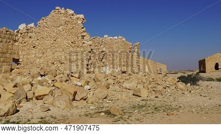 Ruins Of The Ottoman Railway Station. Negev. Israel