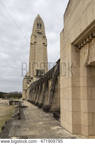 Scenery Around The Douaumont Ossuary, A Memorial Located Near Verdun In France