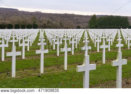 Scenery Around The Douaumont Ossuary, A Memorial Located Near Verdun In France