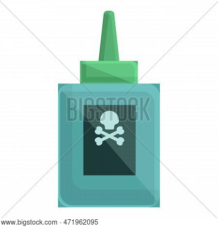 Chemical Gel Icon Cartoon . Cleaner Bottle. Toiler Clean