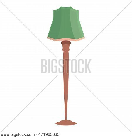 Furniture Torchere Icon Cartoon . Lamp Floor. Stand Interior