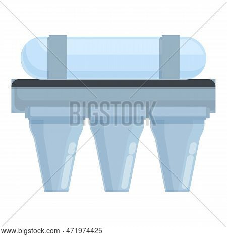 Osmosis Purifier Icon Cartoon . Filter System. Tank Home