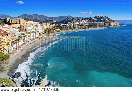 Almunecar, Spain, Costa Del Sol - Beautiful City And Coast View