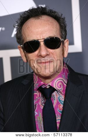 Elvis Costello at the 53rd Annual Grammy Awards, Staples Center, Los Angeles, CA. 02-13-11