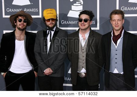 Mumford and Sons at the 53rd Annual Grammy Awards, Staples Center, Los Angeles, CA. 02-13-11