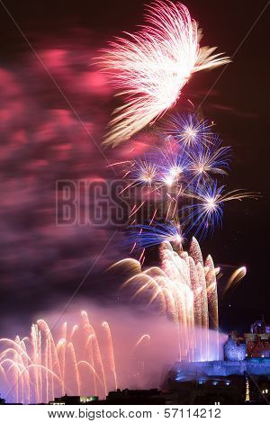 Edinburgh Fireworks Scotland Uk