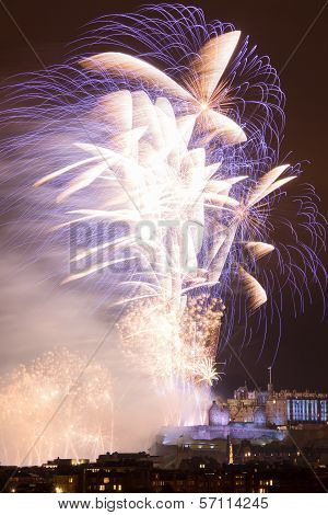 Edinburgh Fireworks Scotland Uk
