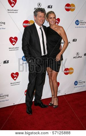 David Foster and Yolanda Hadid at the MusiCares Tribute To Barbra Streisand, Los Angeles Convention Center, Los Angeles, CA. 02-11-11
