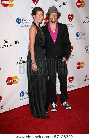 Tristan Prettyman, Jason Mraz at the MusiCares Tribute To Barbra Streisand, Los Angeles Convention Center, Los Angeles, CA. 02-11-11
