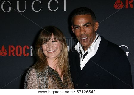 Ellen Pompeo and Chris Ivery at the Gucci and Rocnation Private Pre Grammy Brunch, Soho House, Los Angeles, CA. 02-12-11