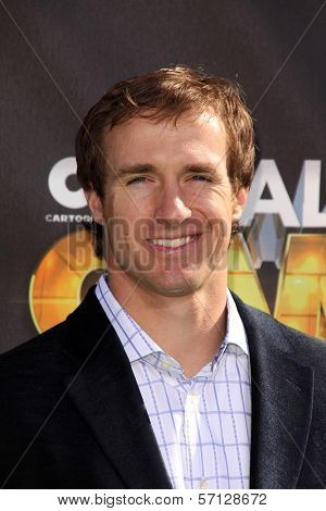 Drew Brees  at Cartoon Network's first ever 