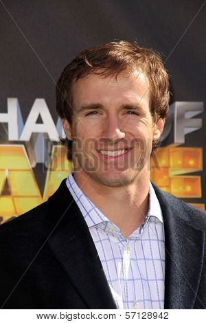 Drew Brees at Cartoon Network's first ever 