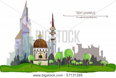 City collection City view fand  park