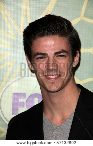 Grant Gustin at the FOX All-Star Party, Castle Green, Pasadena, CA 01-08-12
