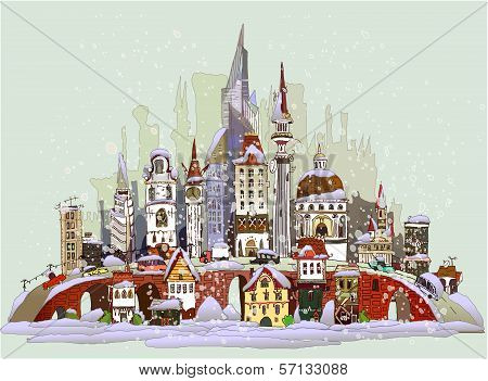 Town illustration