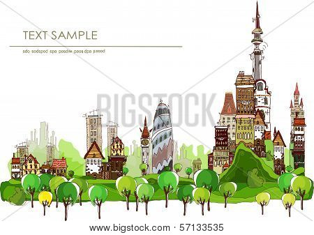 City collection City view fand  park