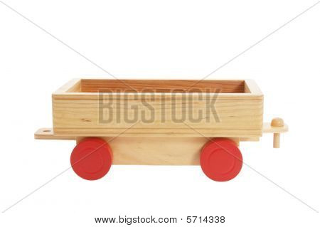 Carrello giocattolo di legno