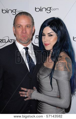 Jesse James, Kat Von D  at the 2011 Art Of Elysium 