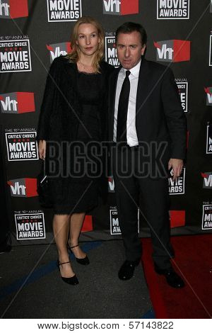 Tim Roth and wife  at the 16th Annual Critics' Choice Movie Awards Arrivals, Hollywood Palladium, Hollywood, CA. 01-14-11