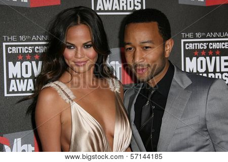 John Legend and Danielle Abreu at the 16th Annual Critics' Choice Movie Awards Arrivals, Hollywood Palladium, Hollywood, CA. 01-14-11