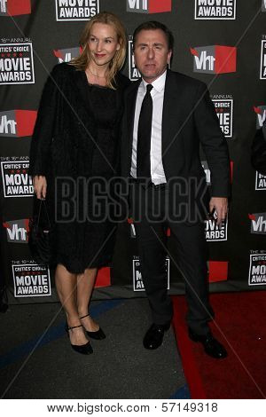 Tim Roth and wife at the 16th Annual Critics' Choice Movie Awards Arrivals, Hollywood Palladium, Hollywood, CA. 01-14-11