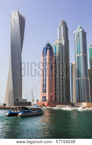 Dubai Marina Cityscape, Uae