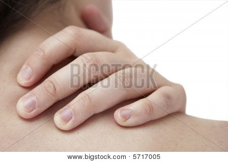 Neckache 데 femal