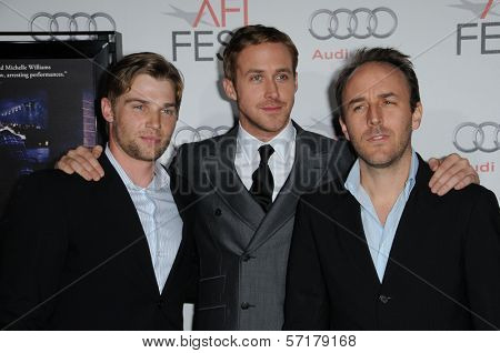Mike Vogel, Ryan Gosling, Derek Cianfrance  at the 