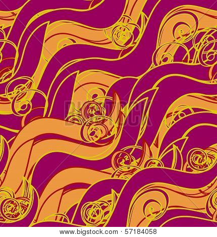 Abstract vector background. Seamless pattern in pink and violet.