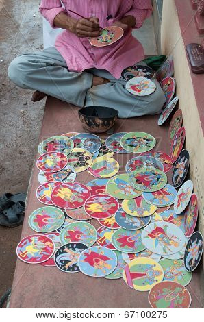 Dashavatara Cards, Artwork, Bishnupur, India
