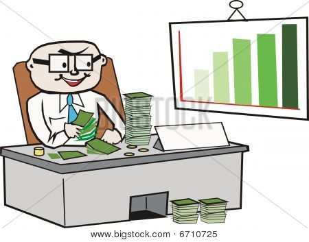 Office business tegneserie
