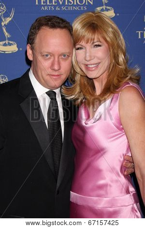 LOS ANGELES - JUN 20:  Steven Fenton, Leeza Gibbons at the 2014 Creative Daytime Emmy Awards at the The Westin Bonaventure on June 20, 2014 in Los Angeles, CA