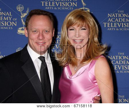 LOS ANGELES - JUN 20:  Steven Fenton, Leeza Gibbons at the 2014 Creative Daytime Emmy Awards at the The Westin Bonaventure on June 20, 2014 in Los Angeles, CA