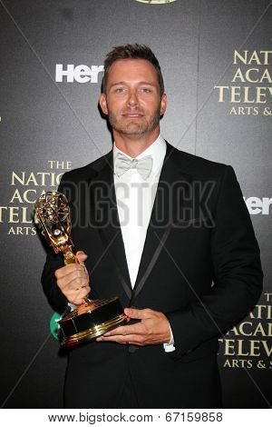 LOS ANGELES - JUN 22:  Eric Martsolf at the 2014 Daytime Emmy Awards Press Room at the Beverly Hilton Hotel on June 22, 2014 in Beverly Hills, CA