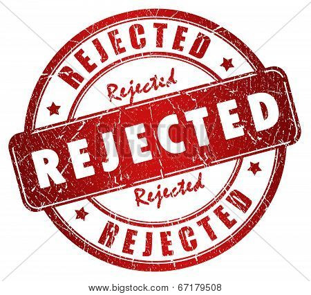 Rejected stamp