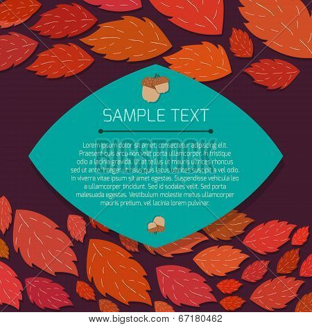 Autumn thanksgiving frame