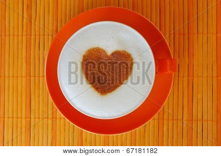 Cup of cappuccino