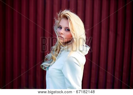 Beautiful girl outdoor portrait