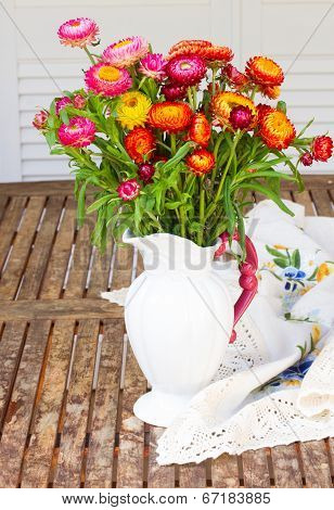 Bouquet Of Everlasting Flowers