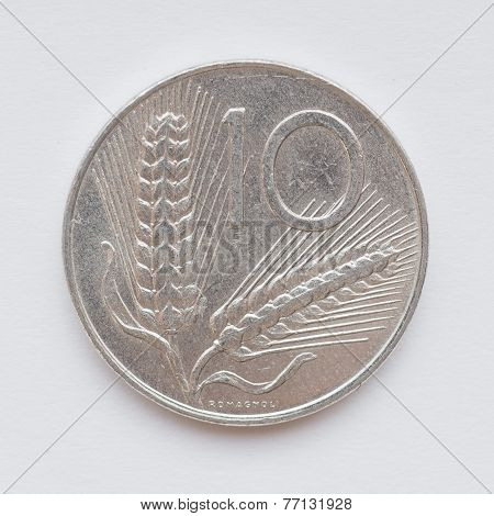 Italian Lira Coin