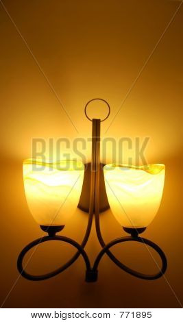 ročník lampa na zeď