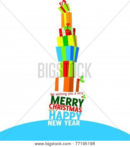 Christmas presents Greeting