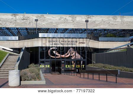 George C. Page Museum At Le Brea Tar Pits